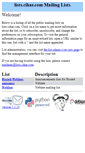 Mobile Screenshot of lists.cihar.com